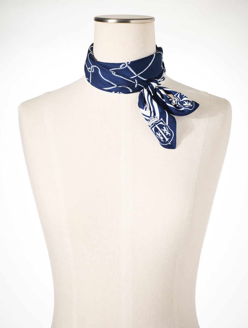 INDIA INK MULTI SIMPLE ROPE SQUARE SCARF | Talbots near me