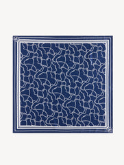 INDIA INK MULTI SIMPLE ROPE SQUARE SCARF | Talbots near me