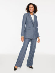 BLUE REFINED DENIM BLAZER | Talbots near me