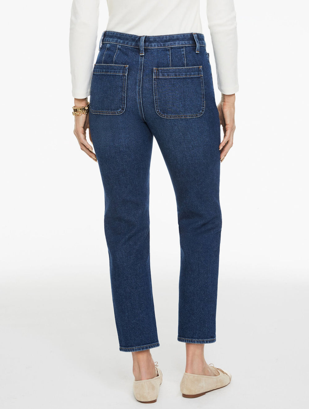 LILIES WASH SLIM STRAIGHT ANKLE JEANS - LILIES WASH | Talbots online
