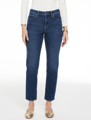 LILIES WASH SLIM STRAIGHT ANKLE JEANS - LILIES WASH | Talbots online