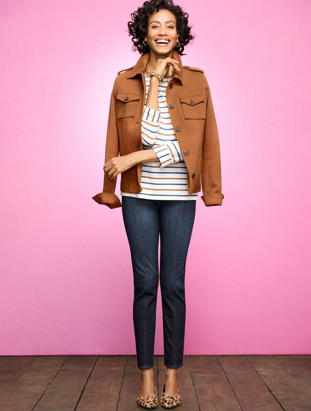 ASBURY WASH SLIM ANKLE PULL-ON TRAVEL JEANS - ASBURY WASH | Talbots outlet