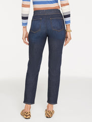 ASBURY WASH SLIM ANKLE PULL-ON TRAVEL JEANS - ASBURY WASH | Talbots outlet