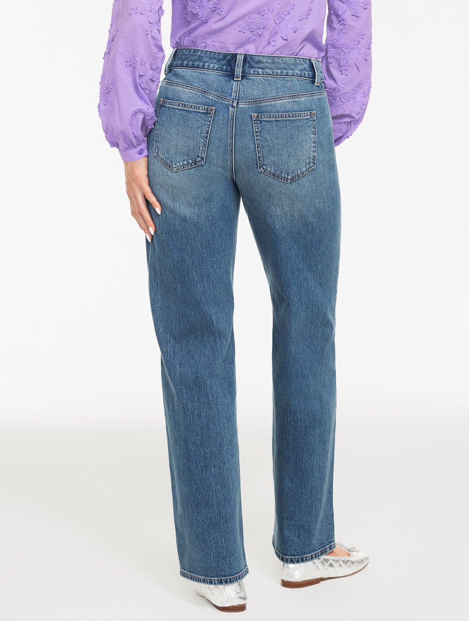 RICHMOND WASH CLASSIC JEAN TROUSERS - RICHMOND WASH | Talbots outlet