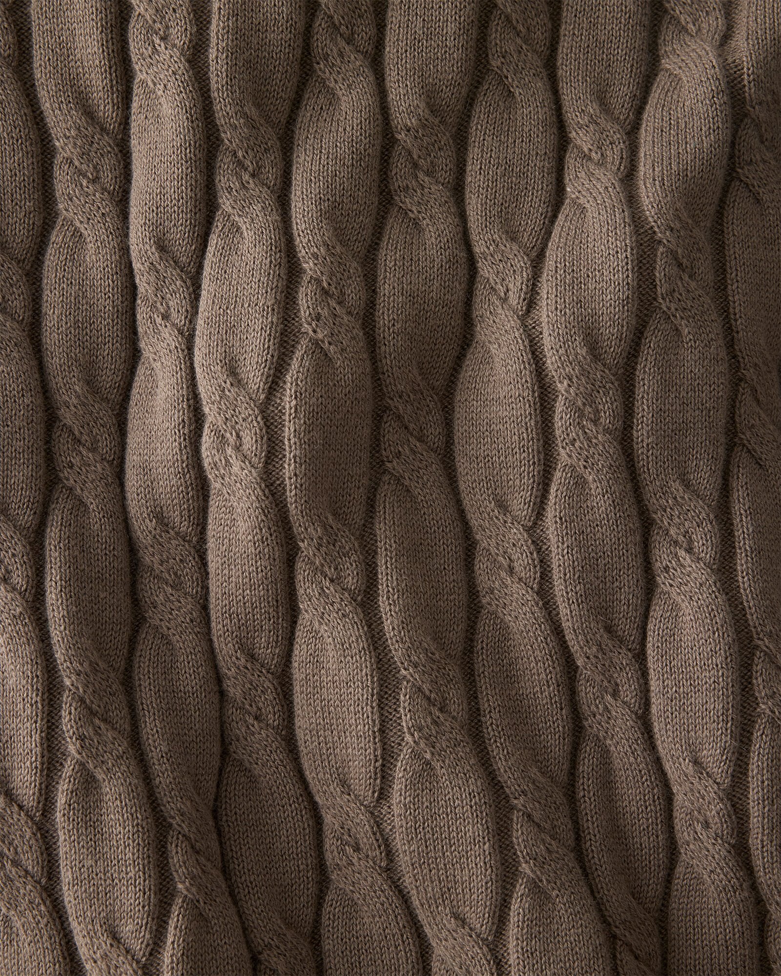 SLATE BROWN ORGANIC COTTON CASHMERE CABLE JOGGERS | Talbots outlet