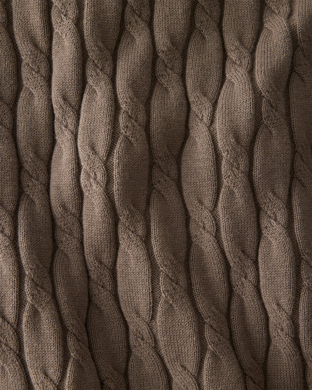 SLATE BROWN ORGANIC COTTON CASHMERE CABLE JOGGERS | Talbots outlet