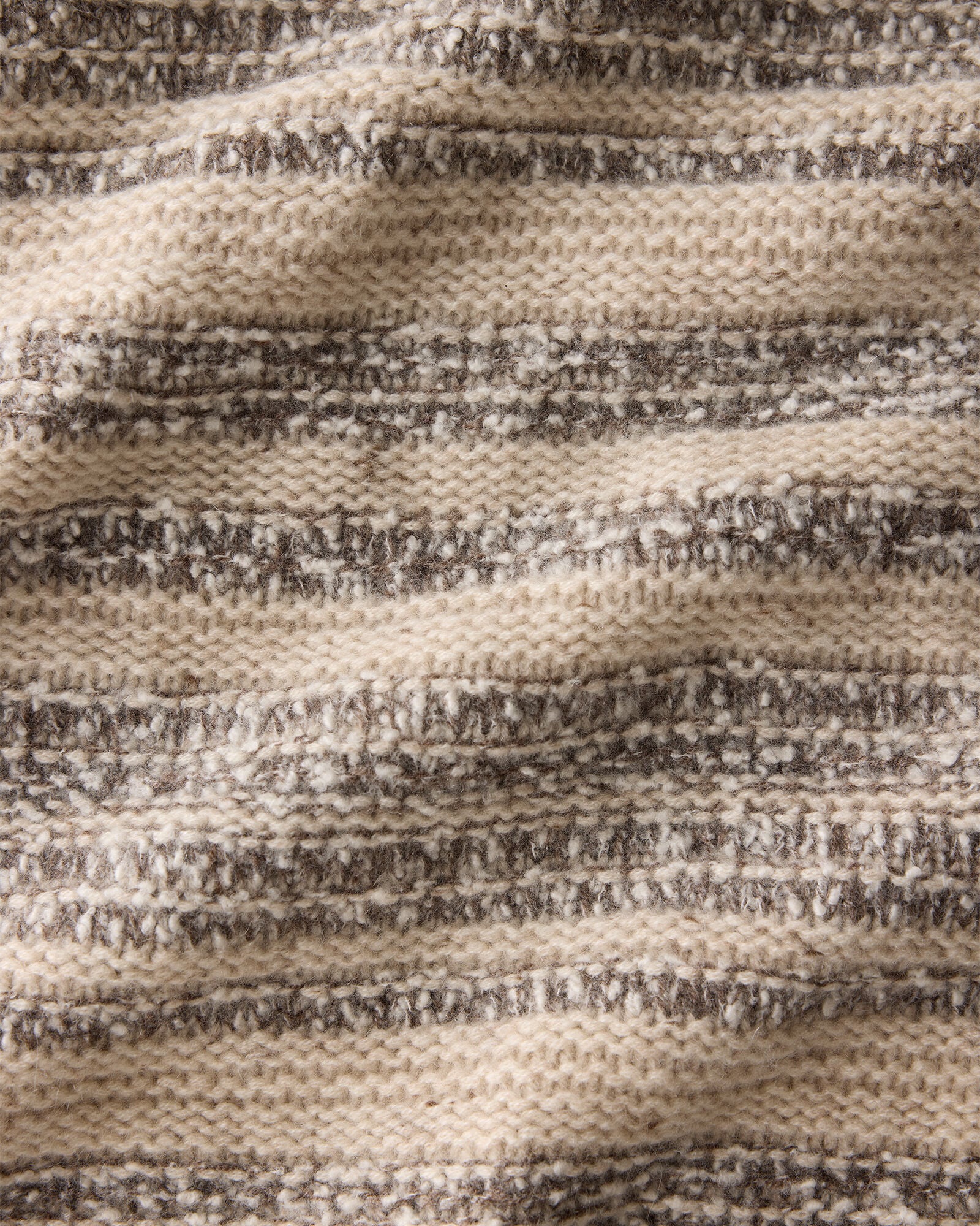 IVORY/FAWN/SLATE BROWN CASHMERE STRIPED CREWNECK | Talbots on sale