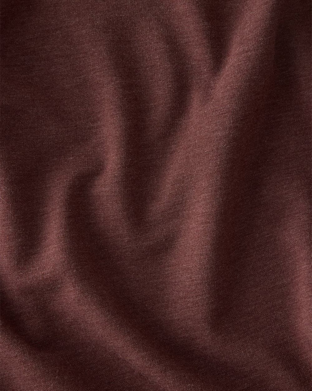 MAHOGANY HTHR FLEECE CINCHED CREWNECK | Talbots online