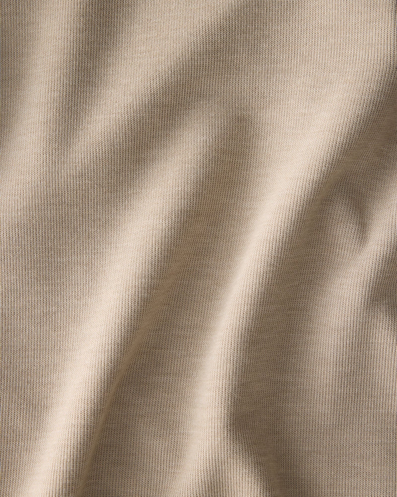 IVORY|PURE TAUPE DOUBLE KNIT SPLIT NECK TOP | Talbots discount