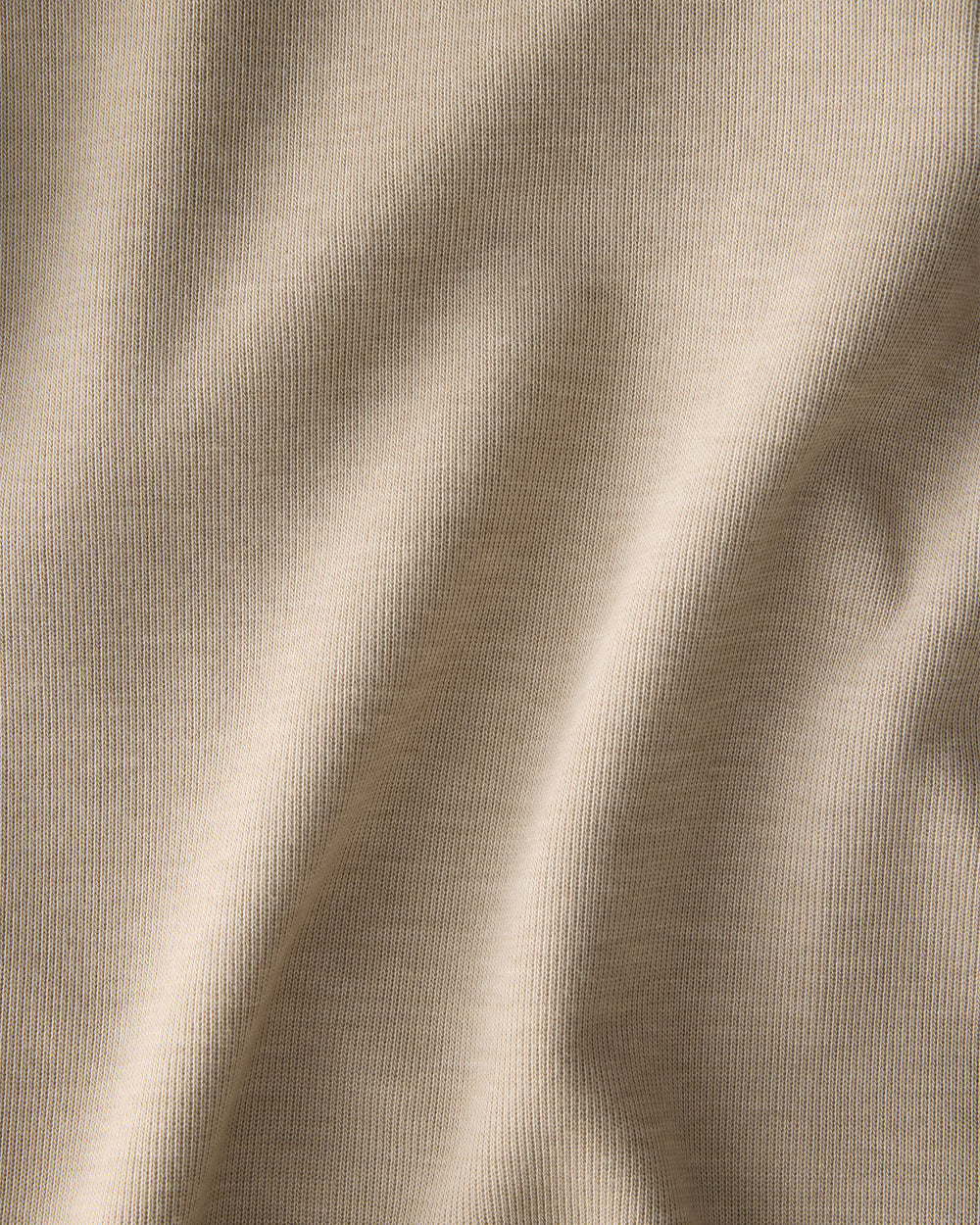 IVORY|PURE TAUPE DOUBLE KNIT SPLIT NECK TOP | Talbots discount