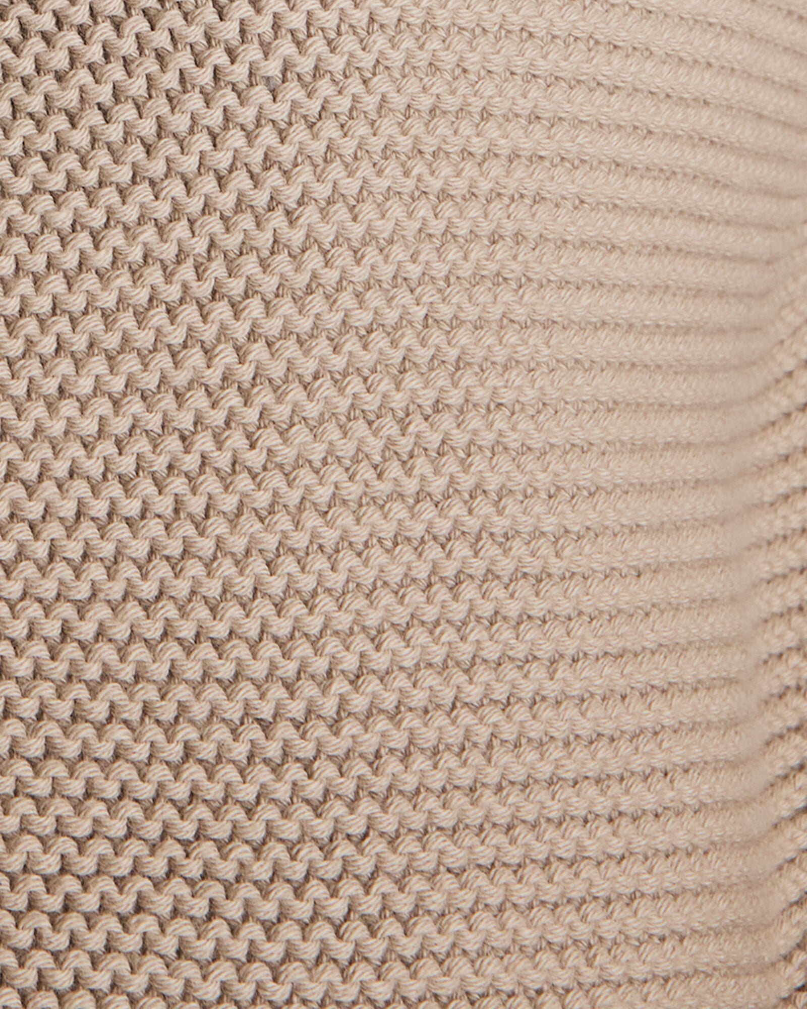 IVORY|NORTH SEA|PURE TAUPE ORGANIC COTTON LINK STITCH CARDIGAN | Talbots discount