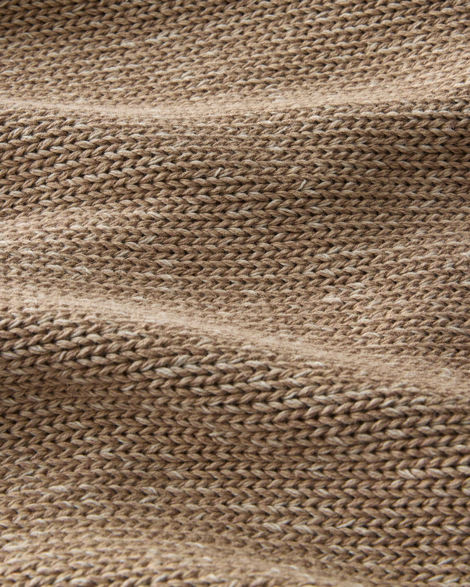 ROPE/PURE TAUPE ORGANIC COTTON LINEN PLAITED V-NECK CARDIGAN | Talbots US