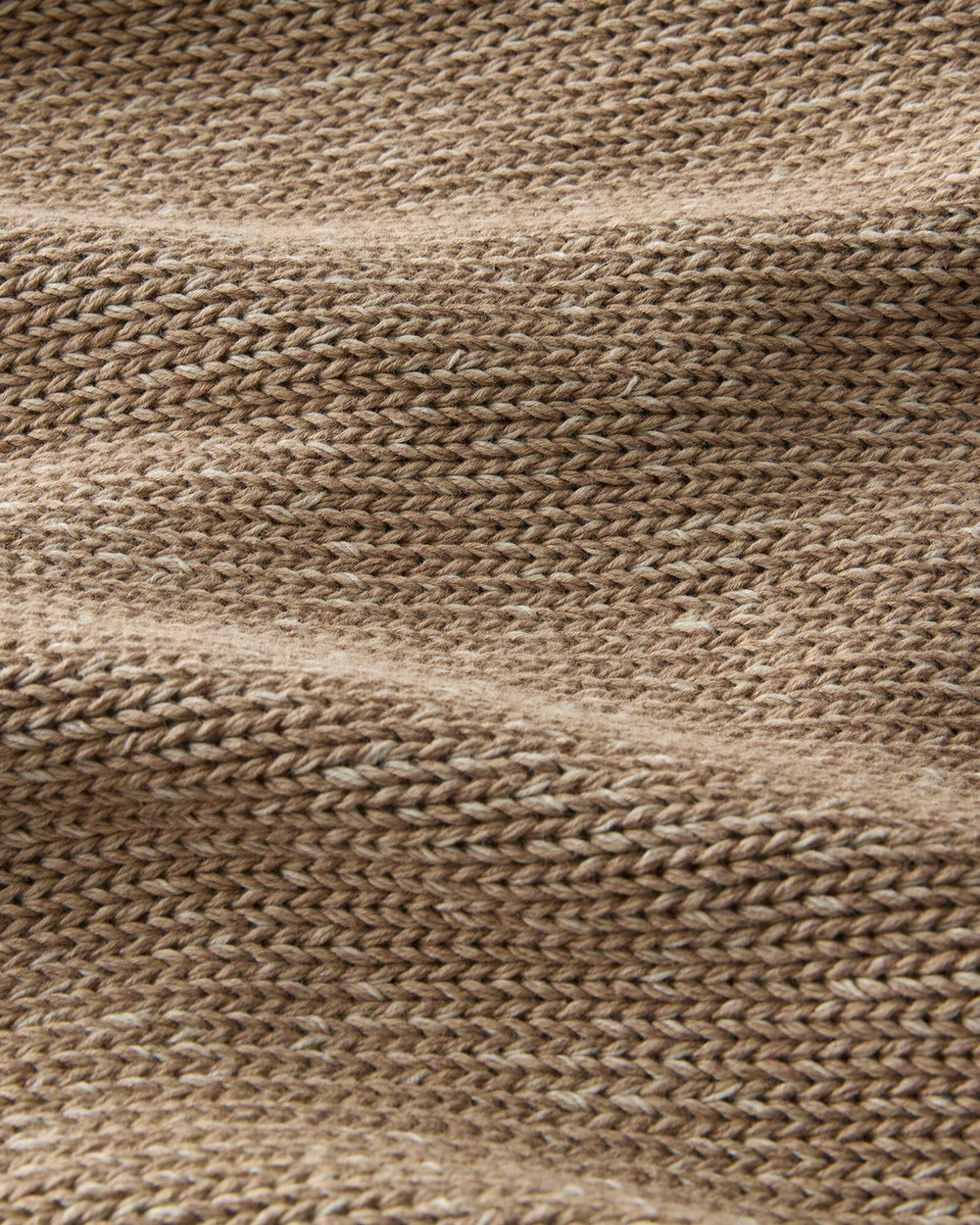 ROPE/PURE TAUPE ORGANIC COTTON LINEN PLAITED V-NECK CARDIGAN | Talbots US