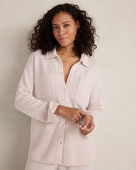 SOFT PEARL CASHMERE SHACKET | Talbots sale