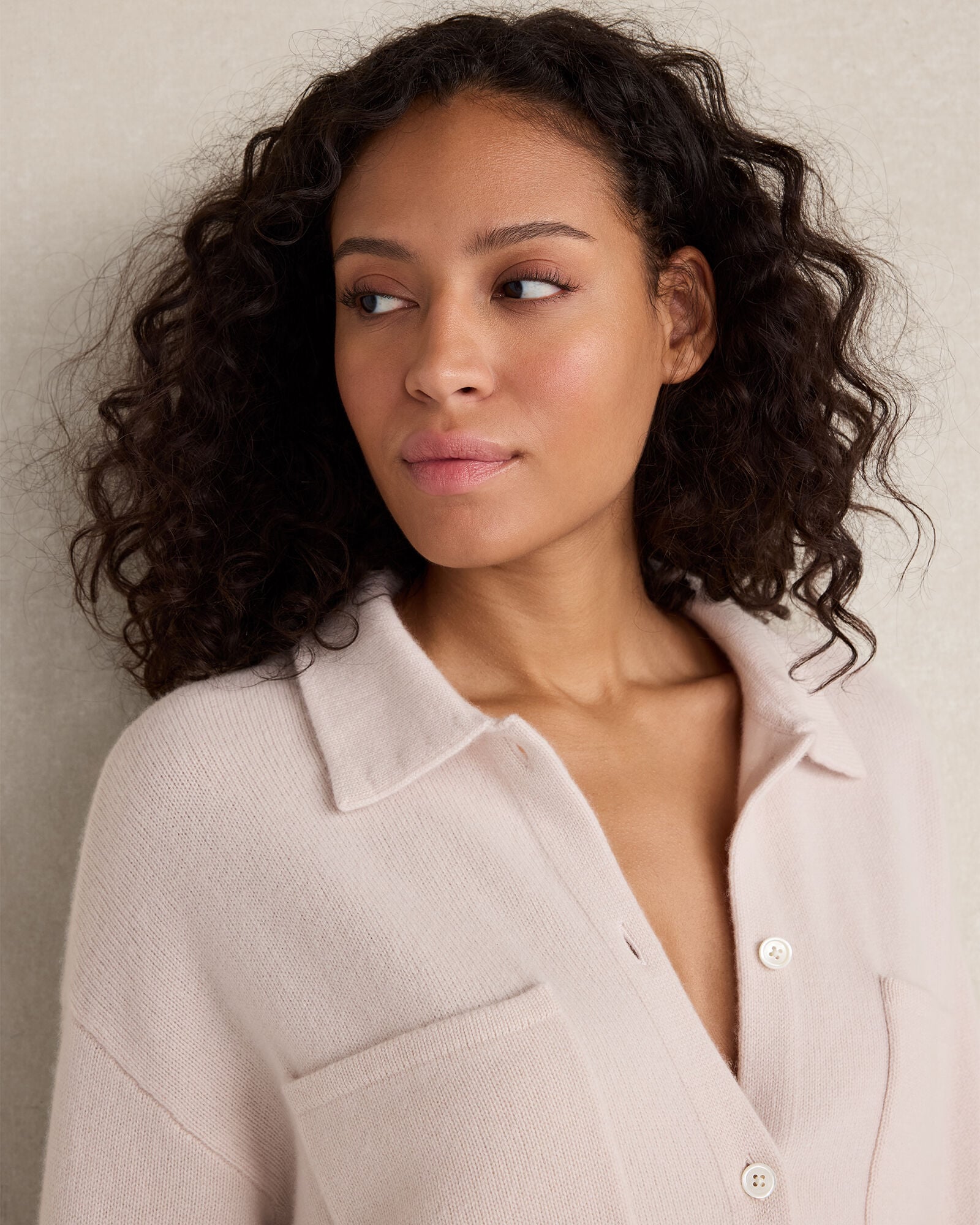 SOFT PEARL CASHMERE SHACKET | Talbots for sale