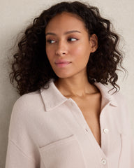 SOFT PEARL CASHMERE SHACKET | Talbots sale