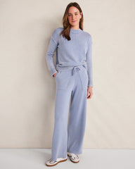 GARMENT DYE ROPE|GARMENT DYE WAVE GARMENT-DYED ORGANIC COTTON ROLL NECK SWEATER | Talbots US