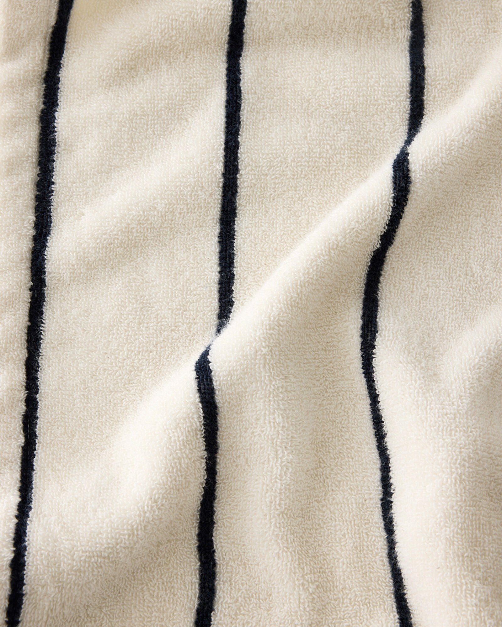 SANDSTONE/NIGHTFALL PLUSH TERRY STRIPED ROBE + TOTE SET | Talbots on sale