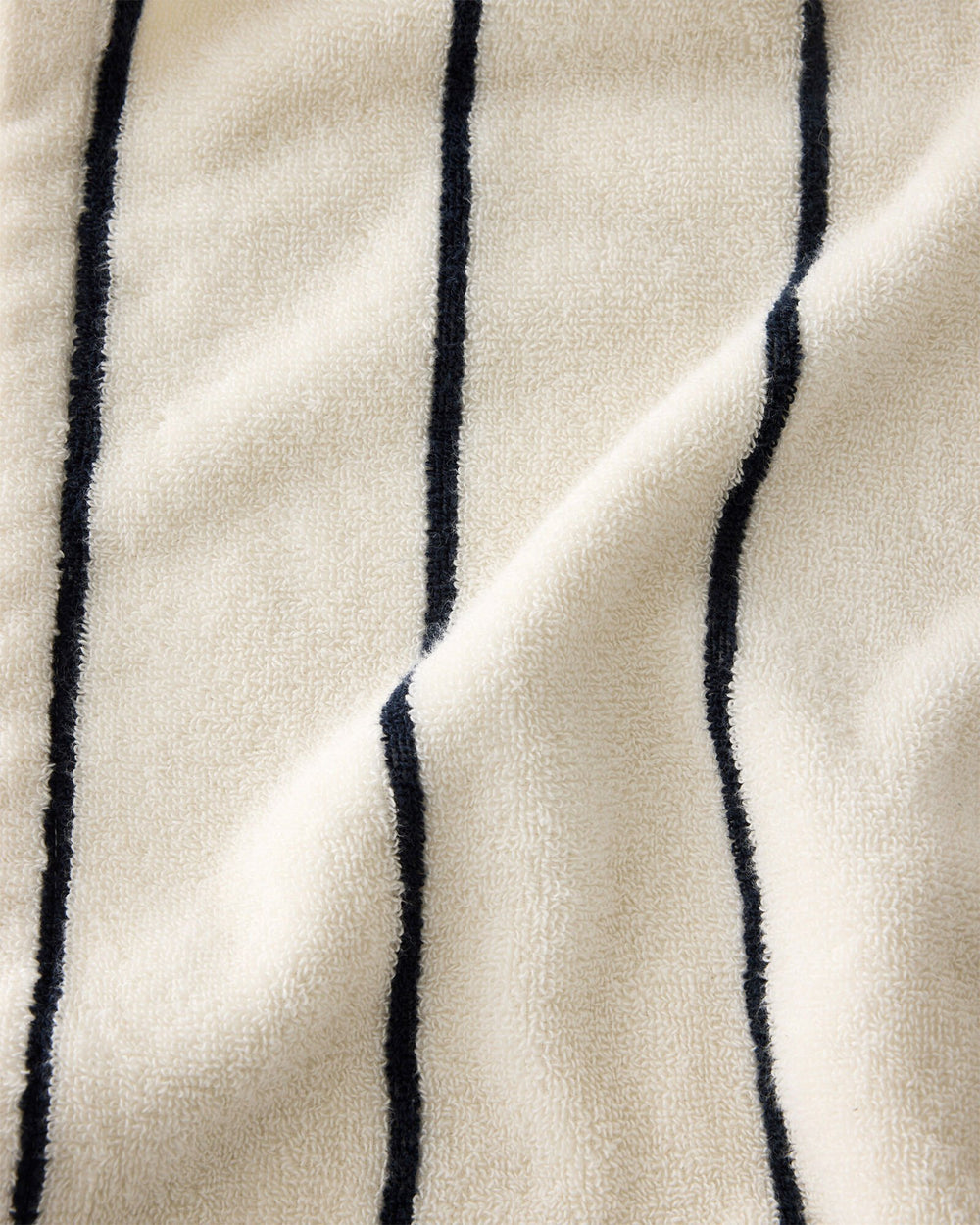 SANDSTONE/NIGHTFALL PLUSH TERRY STRIPED ROBE + TOTE SET | Talbots on sale