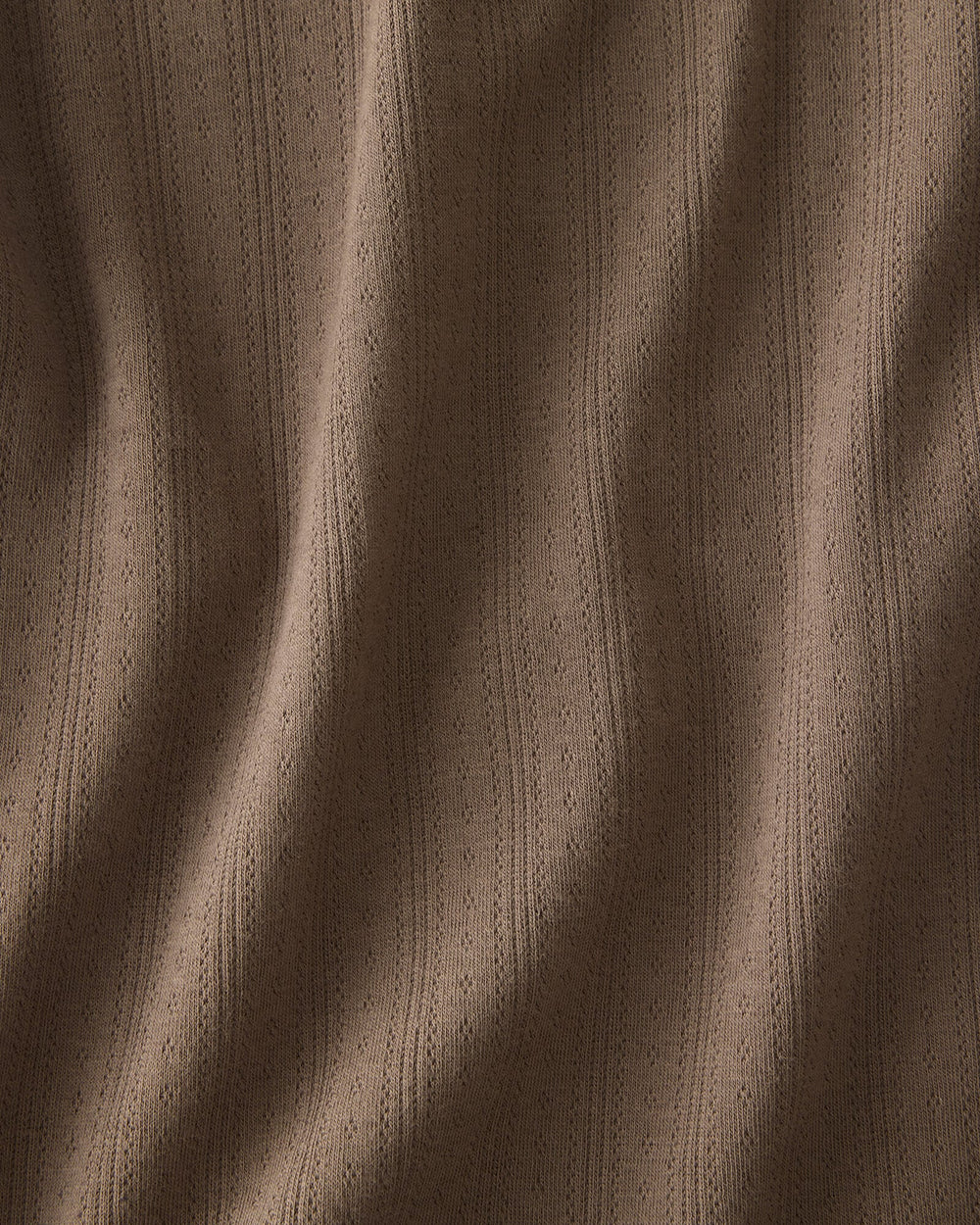 IVORY|SLATE BROWN ORGANIC COTTON POINTELLE PANTS | Talbots on sale