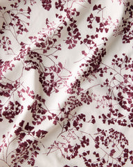 IVORY/RED WINE ORGANIC COTTON JERSEY BLUSHING BLOOMS PAJAMA PANTS | Talbots near me